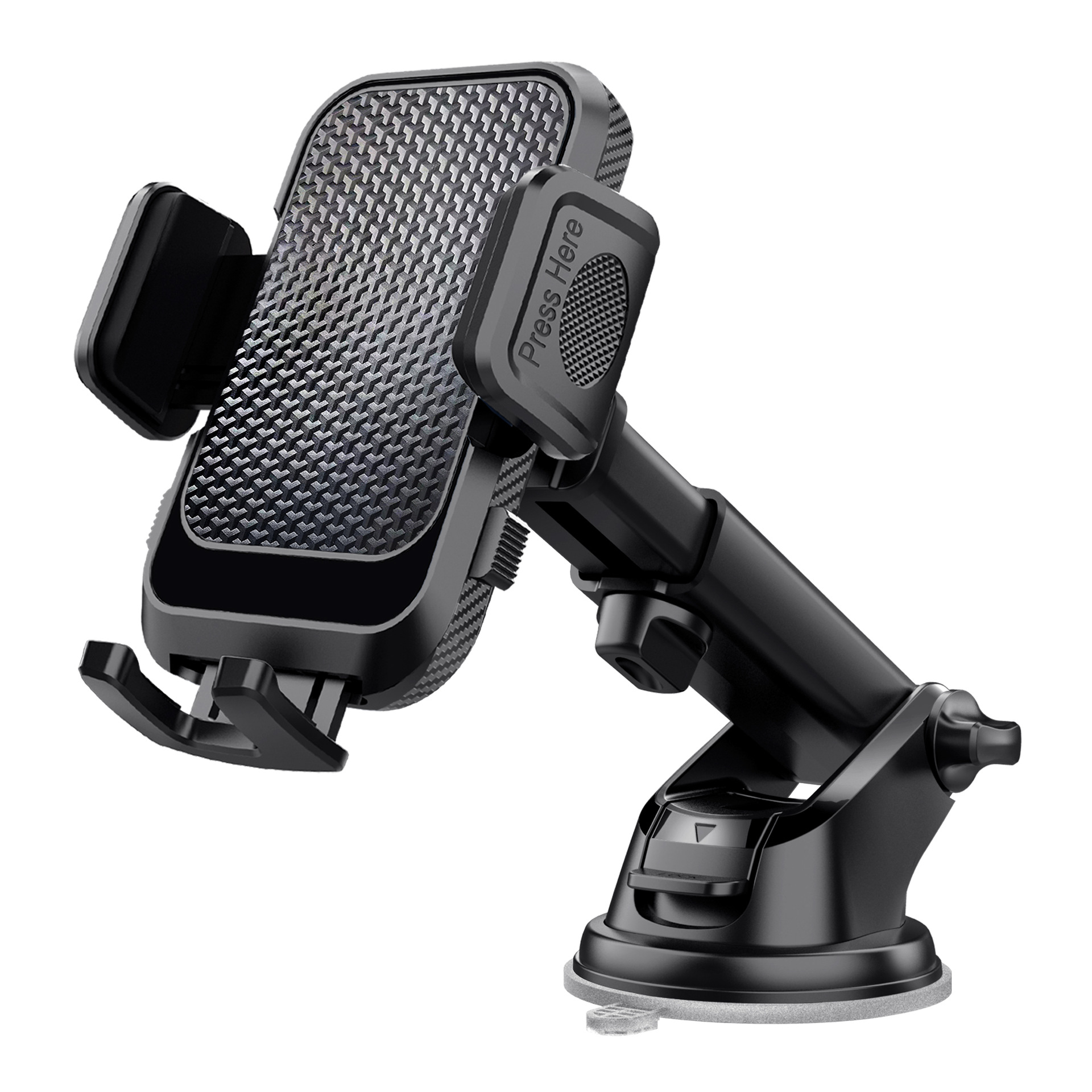 Car Phone Holder for Dashboard Windshield Suction Cup Type Retractable Navigation Car Center Console