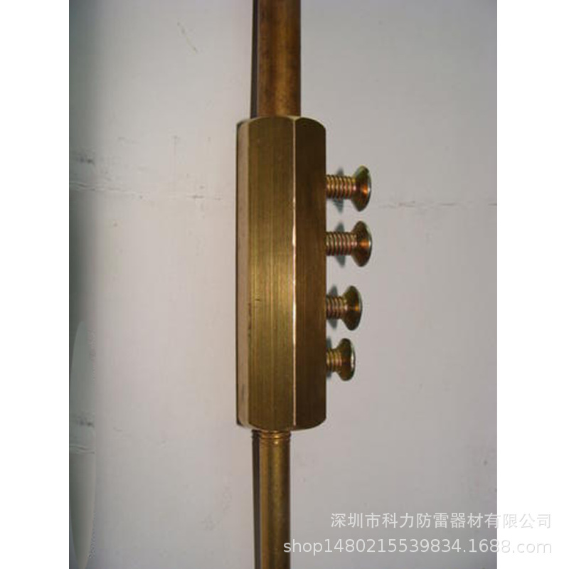 避雷线圆线圆钢连接器 绞线连接器 铜断接卡断线卡 接地断开装置