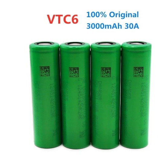 18650 VTC6 3000mah rechargeable battery charger multi-function 18650/26650/AA/AAA