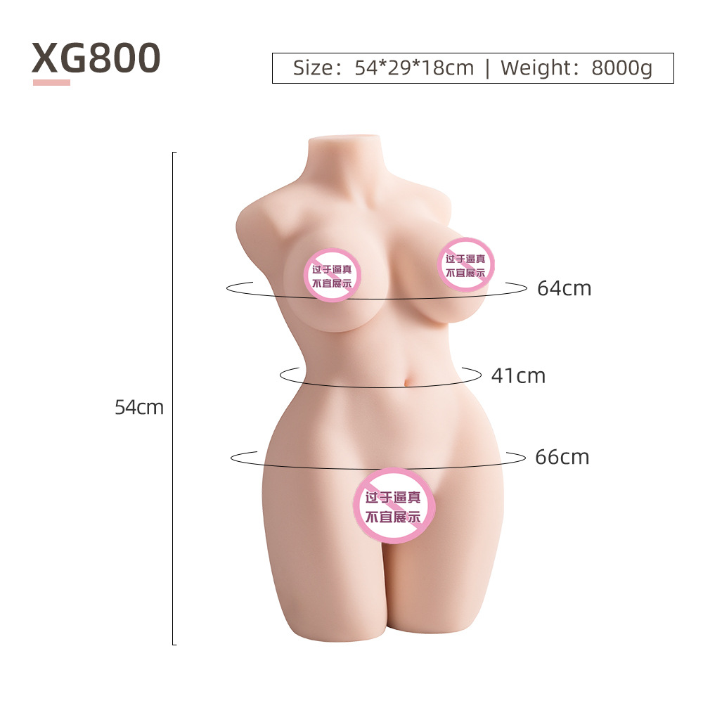 가슴이 있는 반신 금형 8kg