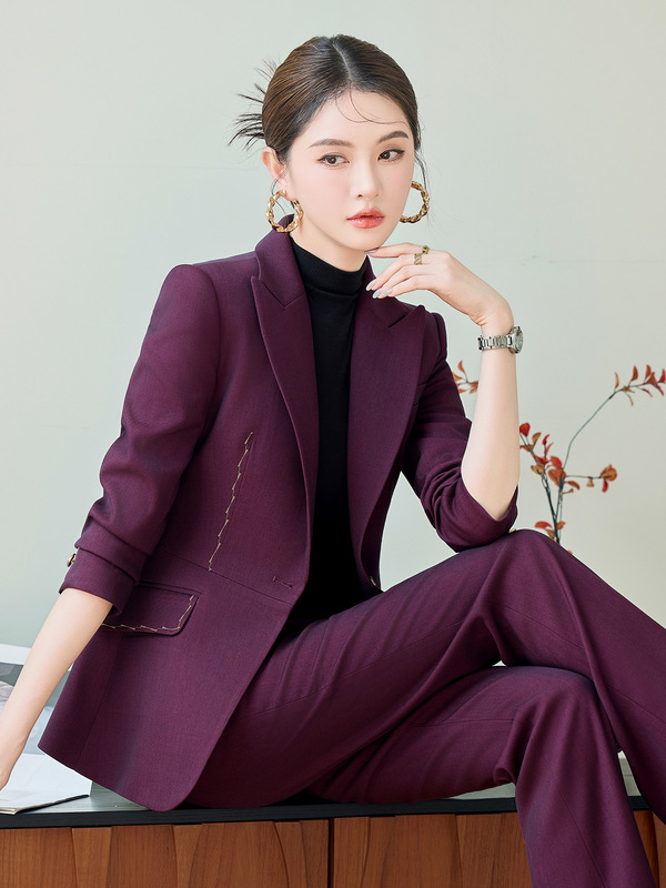职业绿色气质名媛时尚套装秋冬季两件套穿搭女装一整套高级感2590|undefined