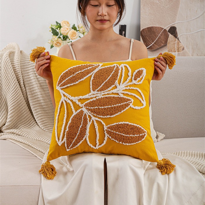 Nórdico inswind bordado almohada cubierta de cuadrícula sala de estar sofá almohada almohada de cabecera almohada de decoración de alojamiento marroquí image 4