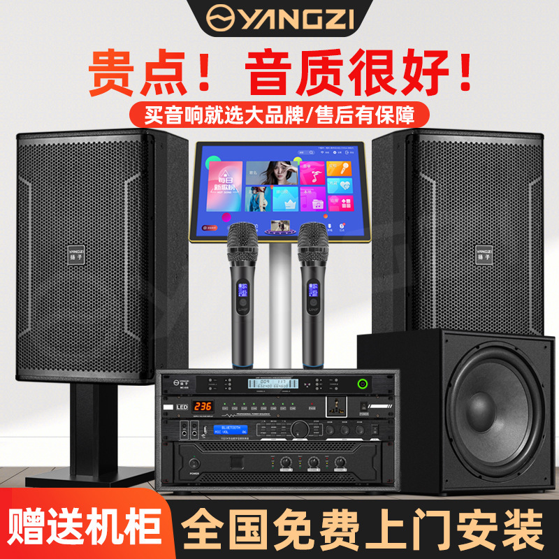 Yangzi ファミリー ktv オーディオ ホーム セット カラ デラックス OK カラオケ マシン プロフェッショナル スピーカー コンプリート セット バー コマーシャル|undefined