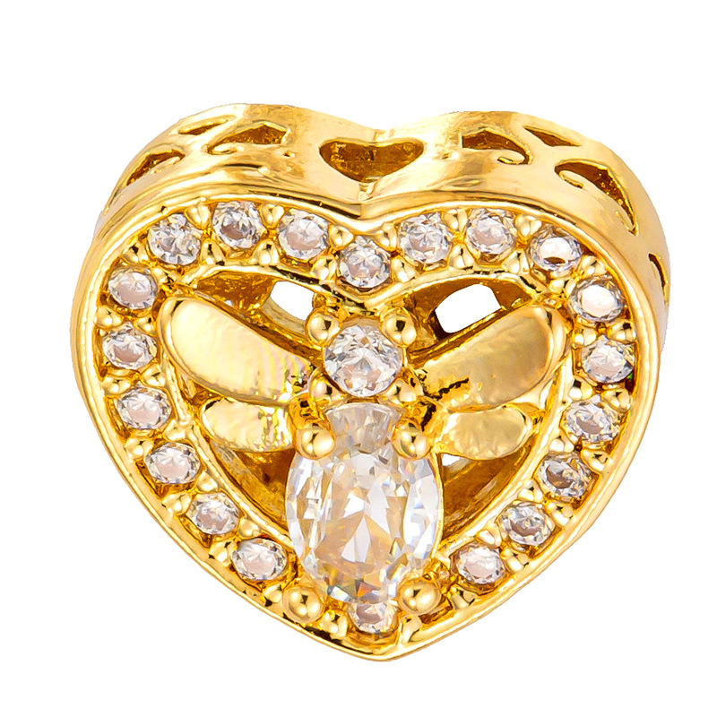 Douyin Venta caliente Colgante de microincrustaciones de cobre chapado al por mayor Cientos de colgantes de cobre opcionales a su gusto, fábrica de origen al por mayor sin cadena