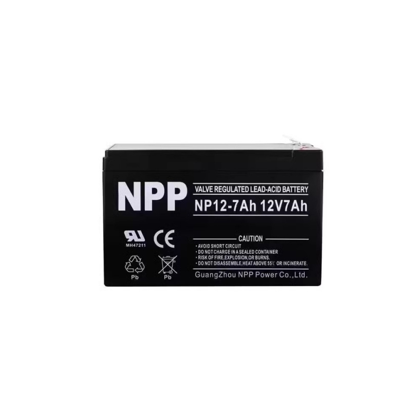 NPP耐普蓄电池NP12-7 12v7Ah 通讯电梯消防UPS机房应急设备电源用