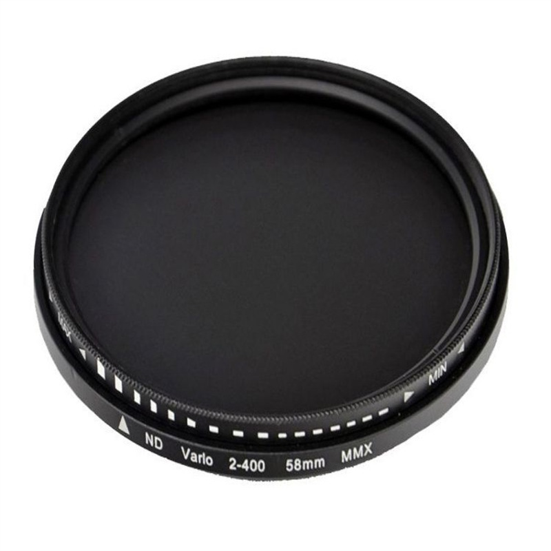 조정가능한 ND2-400 감소 거울 중간 회색 밀도 거울 SLR 67 58 95MM 필터 액세서리 니콘