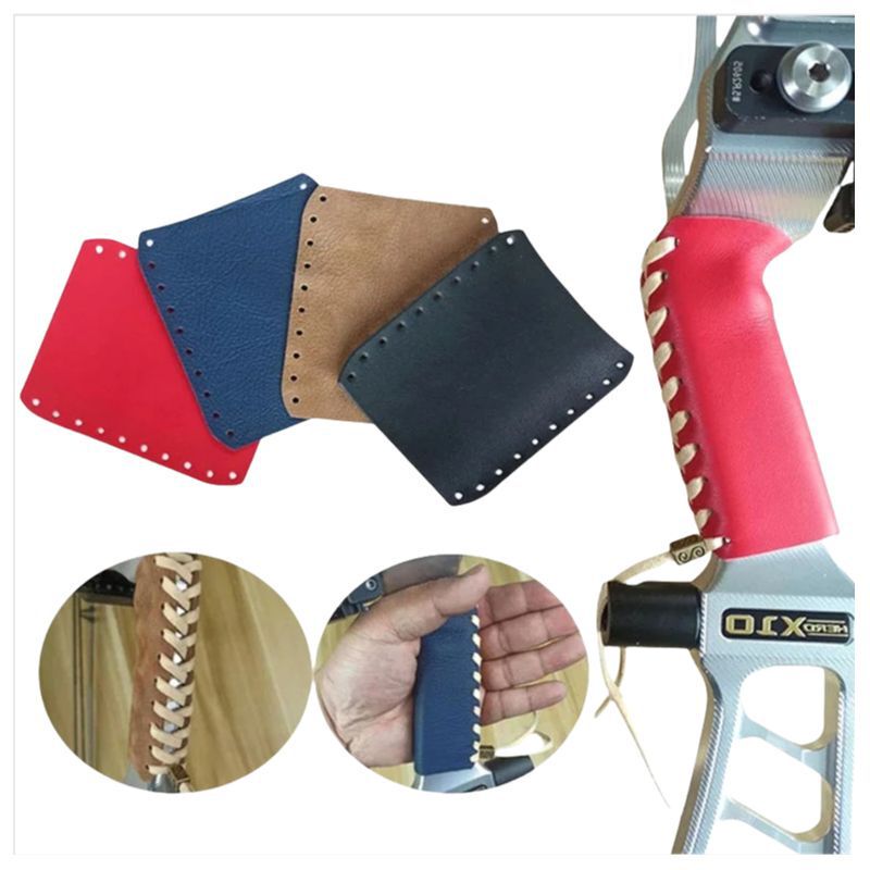 Bow Handle Protective Cover, Bow Handle Anti-Slip Cover, Handmade Composite Bow Recurve Protective Bow Handle Cover, Adjustable Accessories