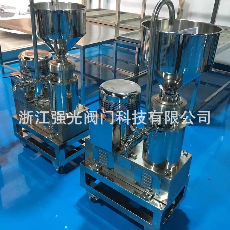 卫生级食品级不锈钢，分体式胶体磨，胶磨机，胶体磨机研磨机