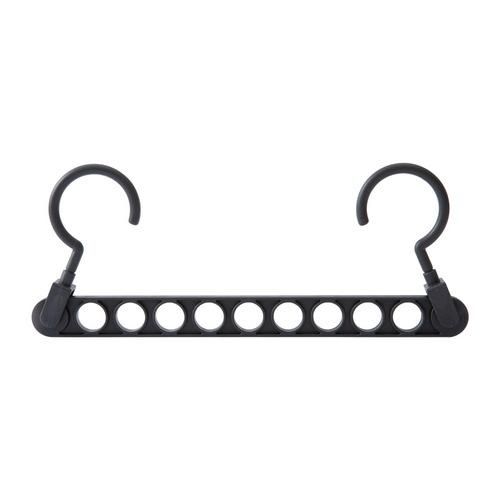 Household nine-hole clothes hanger multi-functional foldable and rotatable creative magic clothes hanger wardrobe universal storage artifact