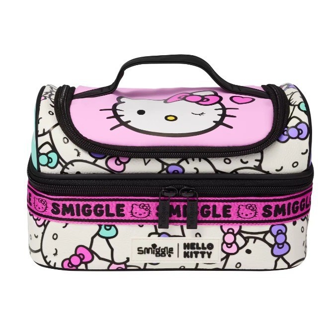 Australia Smiggle paquete de comidas de doble capa para estudiantes de primaria y secundaria paquete de almuerzo para niños paquete de almuerzo para estudiantes bolsa de almacenamiento de paquetes de hielo para el bento