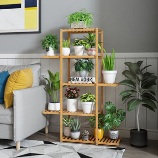 Flower Stand Floor-Standing Multi-Layer Stepped Flower Pot Stand Multi-Functional Household Succulent Stand Balcony Creative Plant Stand to Philosophy