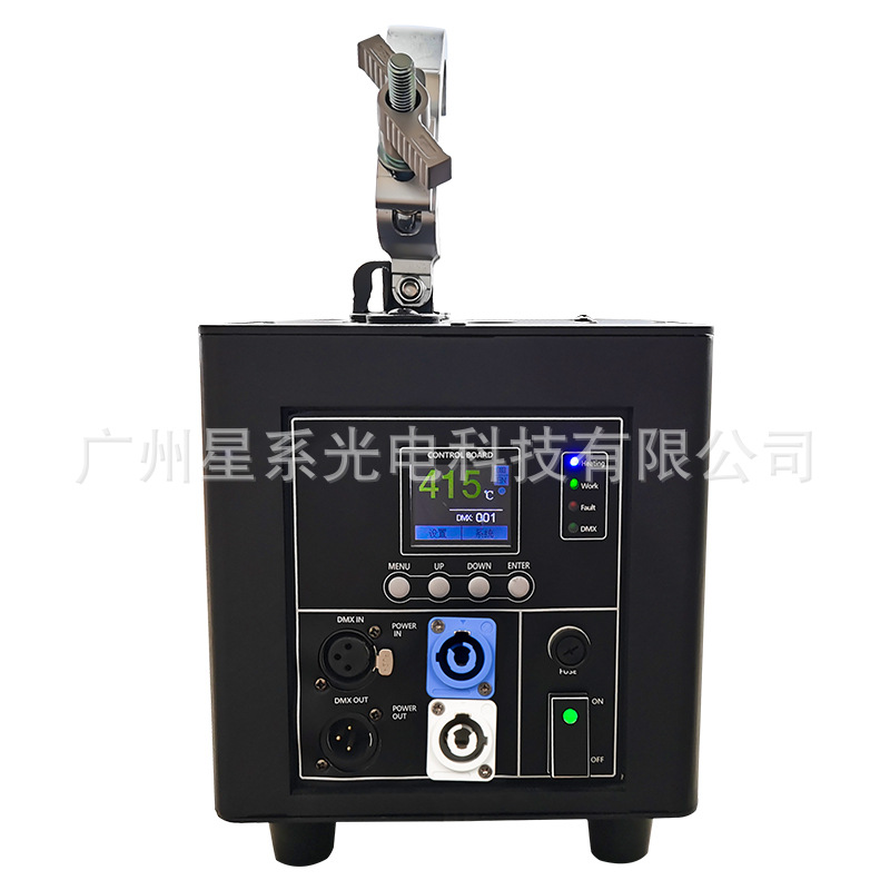 厂家供应婚庆演出庆典酒吧气氛道具dmx512下喷款遥控电子喷花机