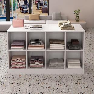 Clothing Store Island Display Counter Women's Clothing Store Middle Display Cabinet Internet Celebrity Storage Cabinet Island Cabinet