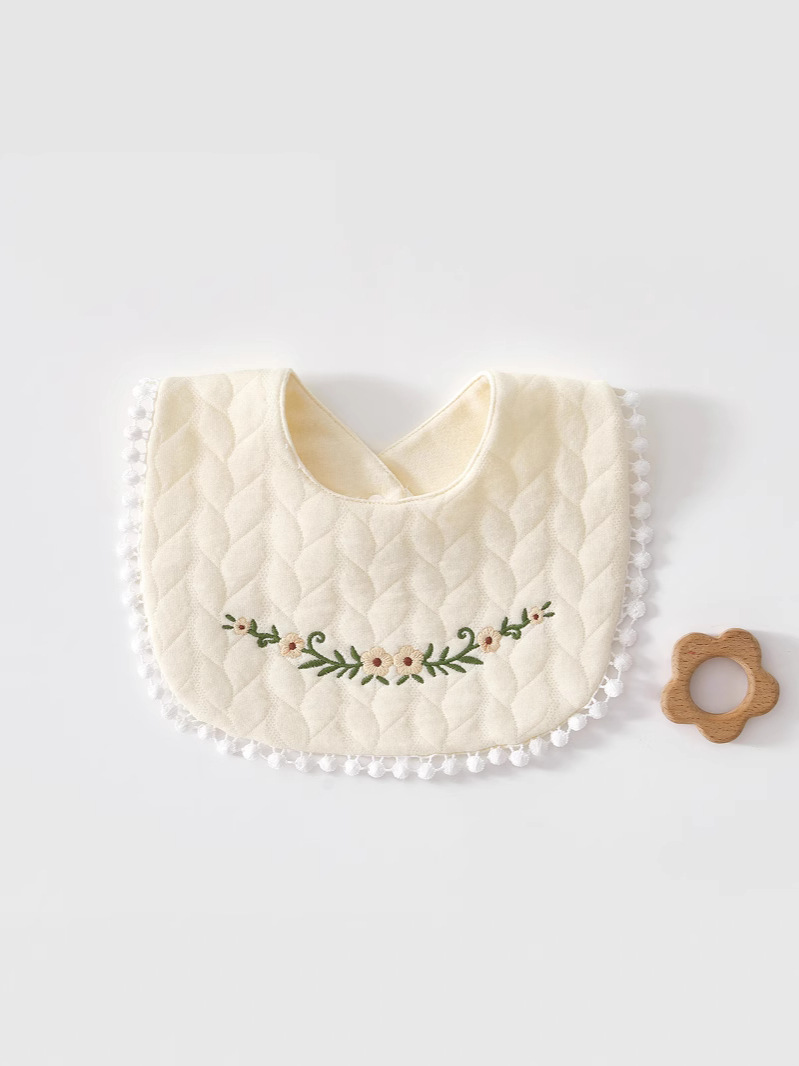 Otoño y invierno, buodón para bebés, clase A, toalla de saliva caliente de tres capas, toalla de absorción de leche, buodón para bebés