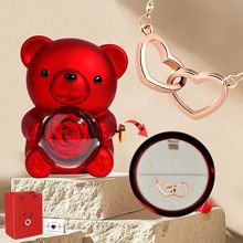 欧美跨境亚马逊爆款热销双心项链女时尚百搭不锈钢双爱心相扣吊坠