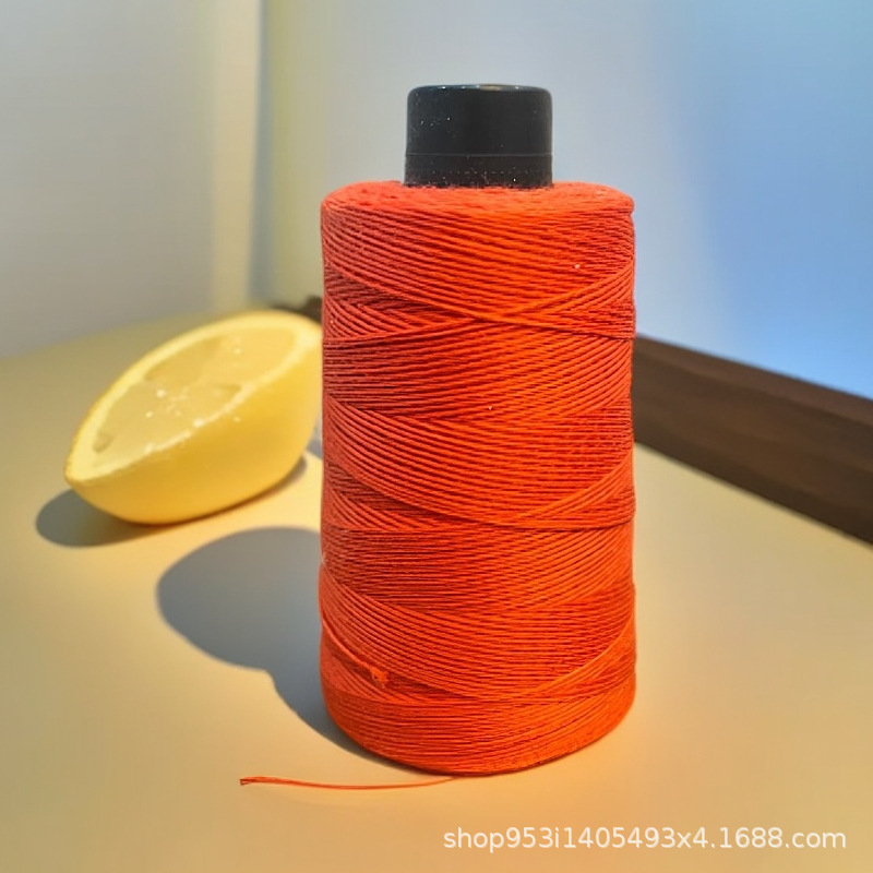 4합 6합 두꺼운 면사, 빨간색 실, 검정색 수제 이불실, 이불커버실, 소파커버실, 신발바닥실, 신발 갑피실