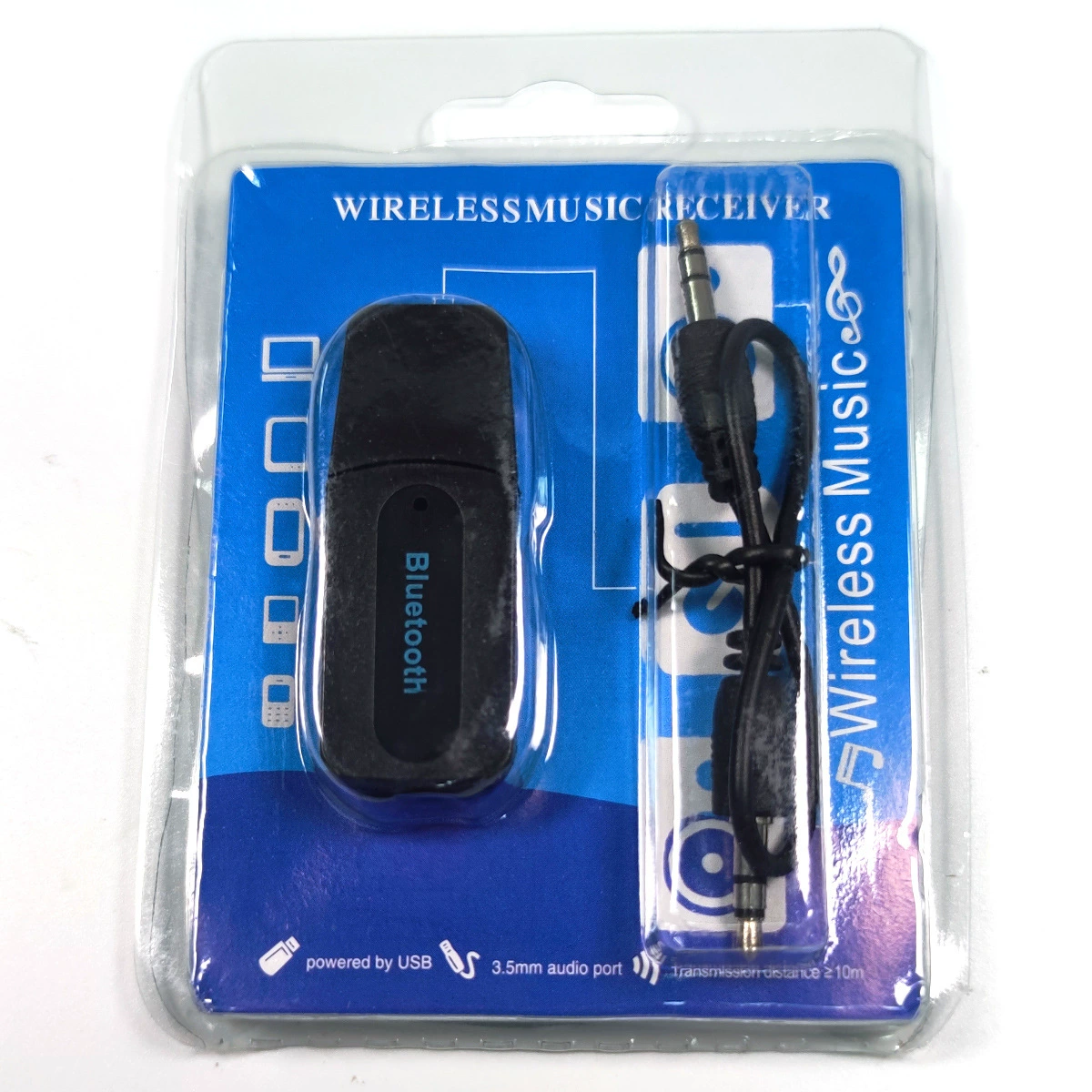 Bluetooth аудиоприемник USB Bluetooth-адаптер 3,5 мм, автомобильный аудиоприемник Bluetooth