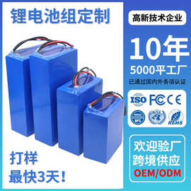 定制电动车锂电池裸包36v48v滑板车电动工具音响18650锂电池工厂