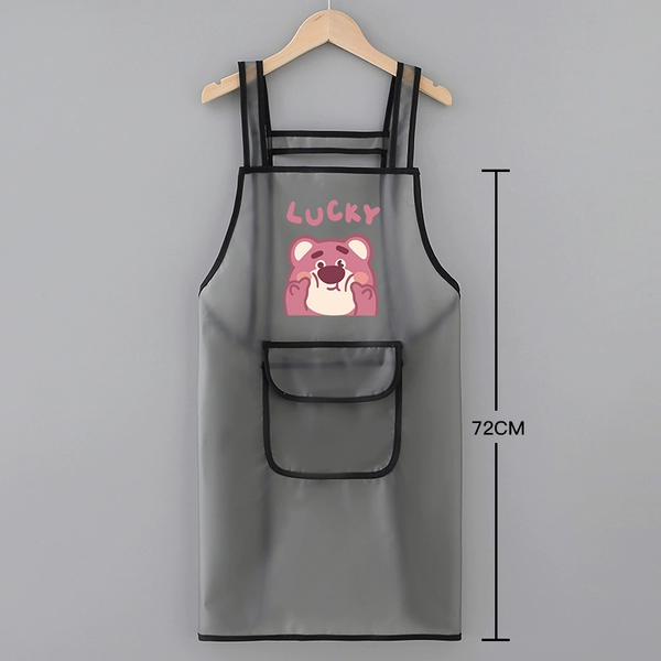 ㊫ツ↬↬↬Strawberry Bear LU Black-BC602 Normal with pocket↫↫↫