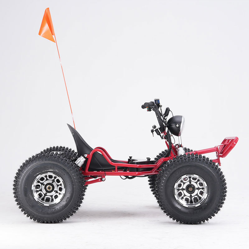 Langhui kart todoterreno eléctrico motor diferencial de alta potencia 1200W kart todo terreno de alto rendimiento