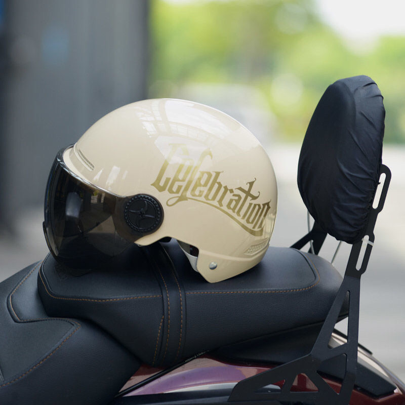 Newly certified safety helmet for electric motorcycles and scooters, suitable for men and women in all seasons, summer safety helmet, national standard, sun protection half helmet