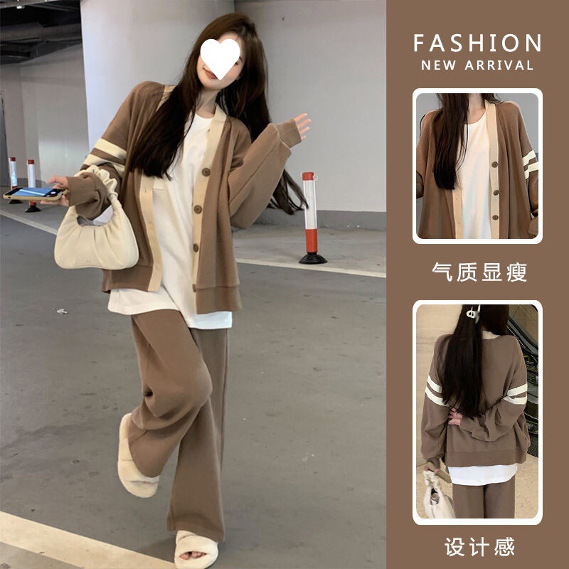 妊婦服の秋服セットファッションネット赤減齢春秋タイプがゆったりしていて、やせたデザイン感があります。|undefined