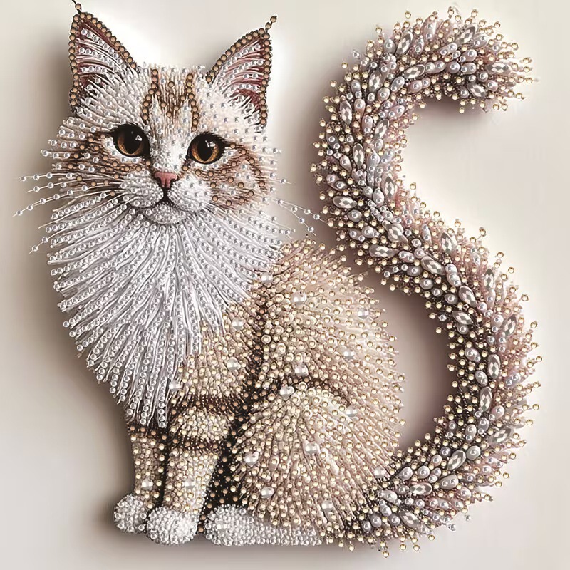 Amazon's Best-Selling New 5D Diamond Painting Irregular-Shaped Bright Diamond DIY Pearl Handmade Pendant Home Decor Supply