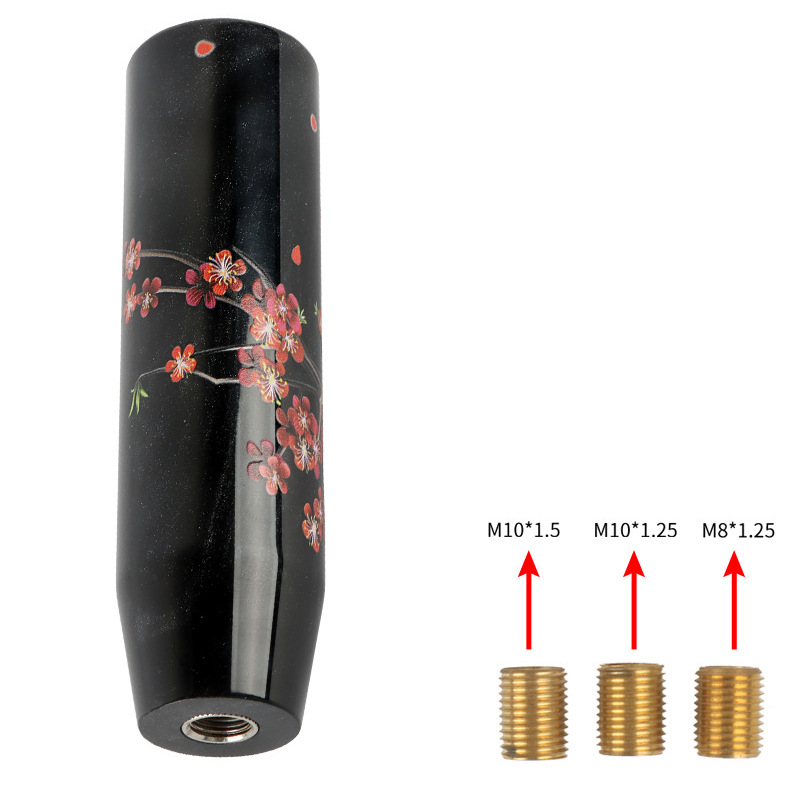 Cross-Border Foreign Trade Automotive Accessories Personalized Decoration Modified Gear Shift Knob Jdm Cylindrical Universal with Gear Lever