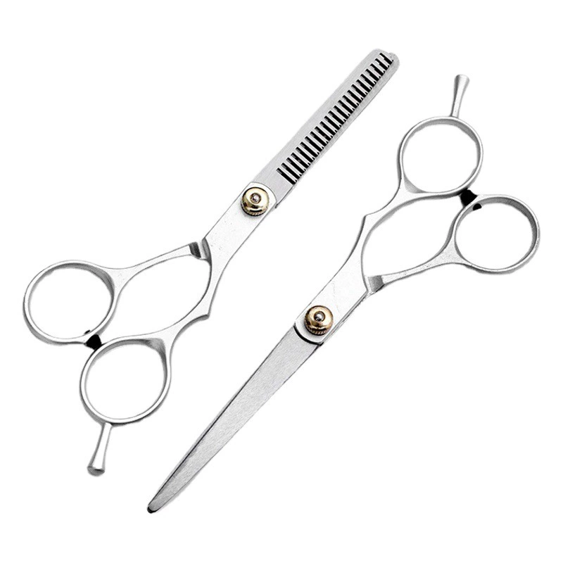 Оптовые Парикмахерские ножницы 5,5-дюймовые 6-дюймовые Парикмахерские ножницы из нержавеющей стали ножницы для плоских зубов зубные ножницы филировочные ножницы Парикмахерские ножницы