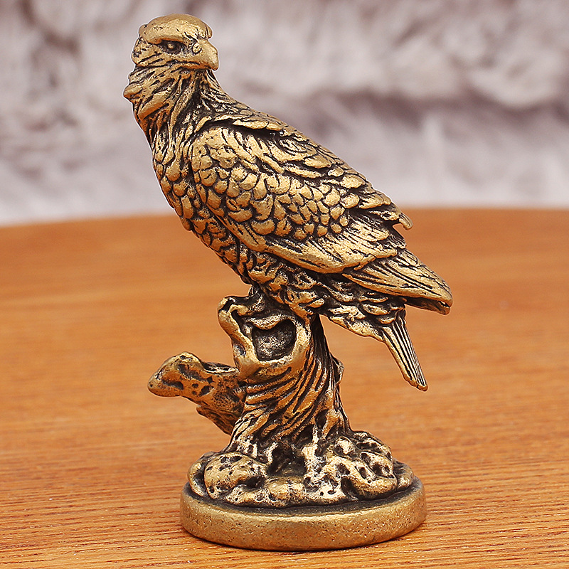 Brass Eagle Creative Home Desktop Decoration Retro Eagle Gift Street…