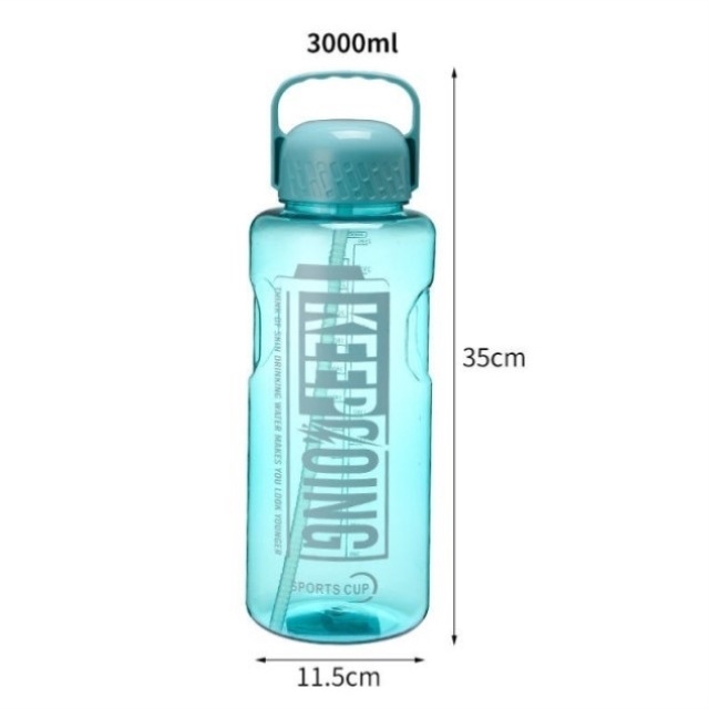 낙하 방지) 녹색 3000ml 약 6kg 물 # _