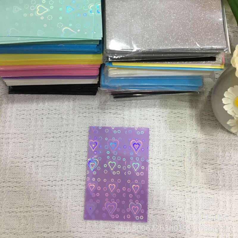 爆米花卡膜20丝超透小卡卡膜卡套58x89mm专辑保护套膜平封口卡膜|undefined