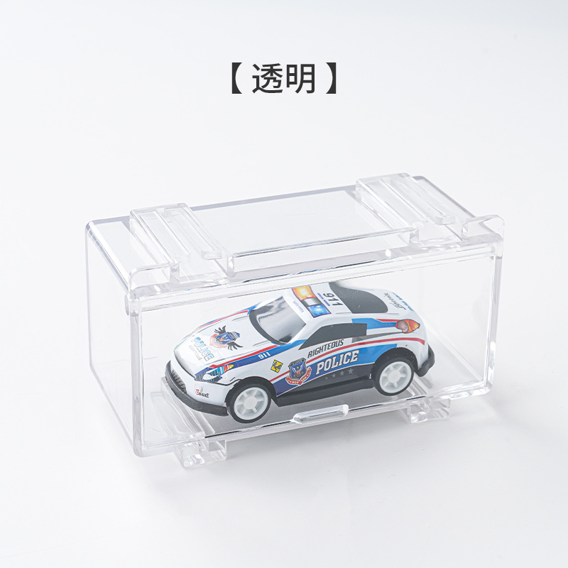 Domika 1: 64 caja de almacenamiento modelo de automóvil de aleación de juguetes de carro de almacenamiento marco de carro de modelo de carro de exhibición caja de almacenamiento