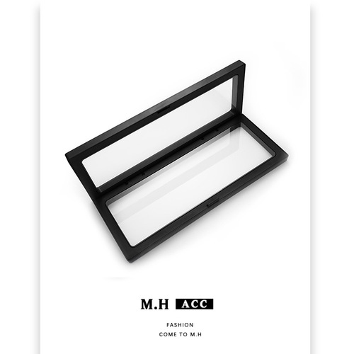Hairpin transparent PE floating box film box display box jewelry hairpin accessory box packaging hairpin display jewelry box