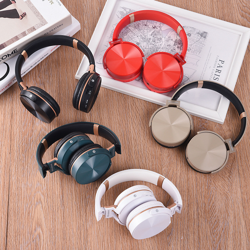 auriculares bluetooth 950 BT plegables retráctiles tarjeta de subwoofer pesado deportivo FM de alta calidad de sonido modelo de comercio exterior transfronterizo