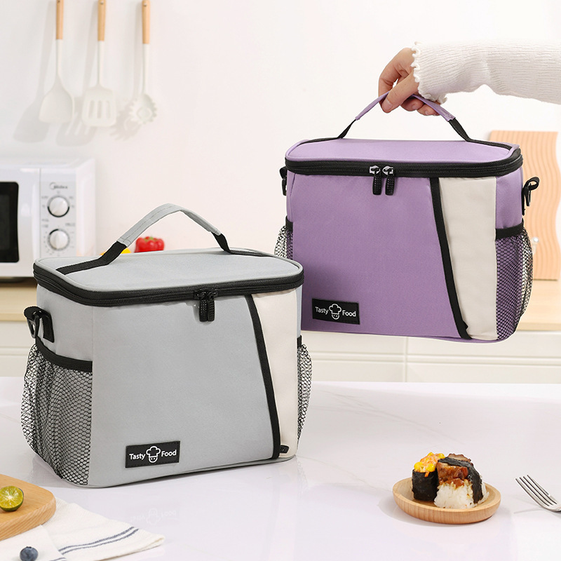新型ドーパミン片肩氷包屋外ピクニックバッグ外食保温バッグファッション携帯弁当バッグ|undefined