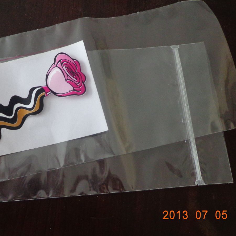 欧诺包装优惠品印刷精美的PP袋透明假发袋自封口假发包装袋塑料袋