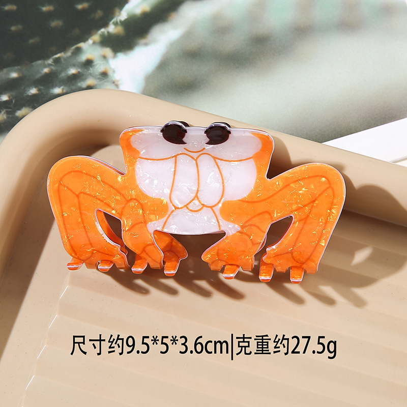 闪闪姑娘可爱萌宠动物鹦鹉抓夹燕子企鹅发夹狐狸螃蟹盘发鲨鱼夹子|undefined
