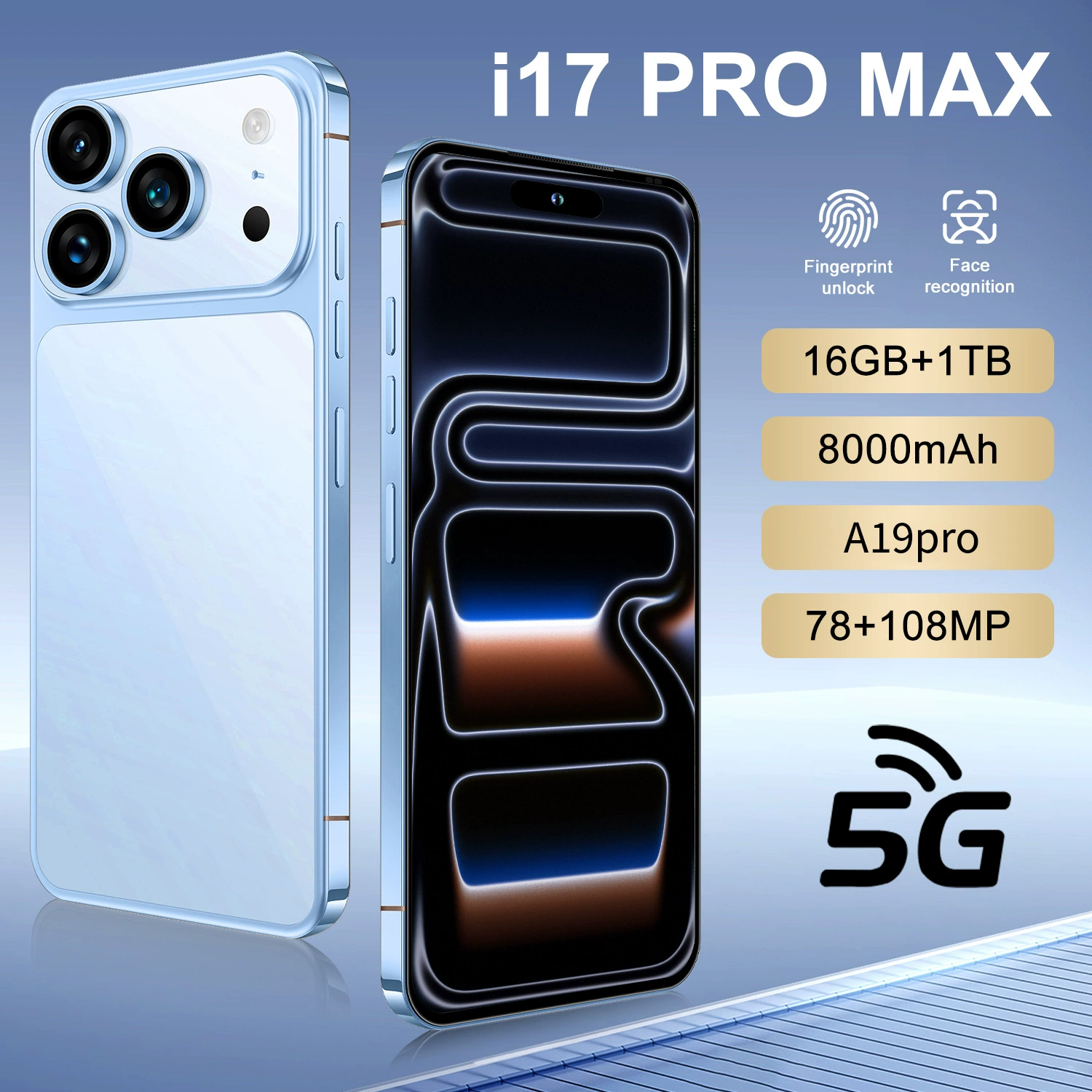 (Кросс-бордерная торговля), смартфон Dynamic Island, intel core i17, 17promax, Android 4, 64Г, 4G