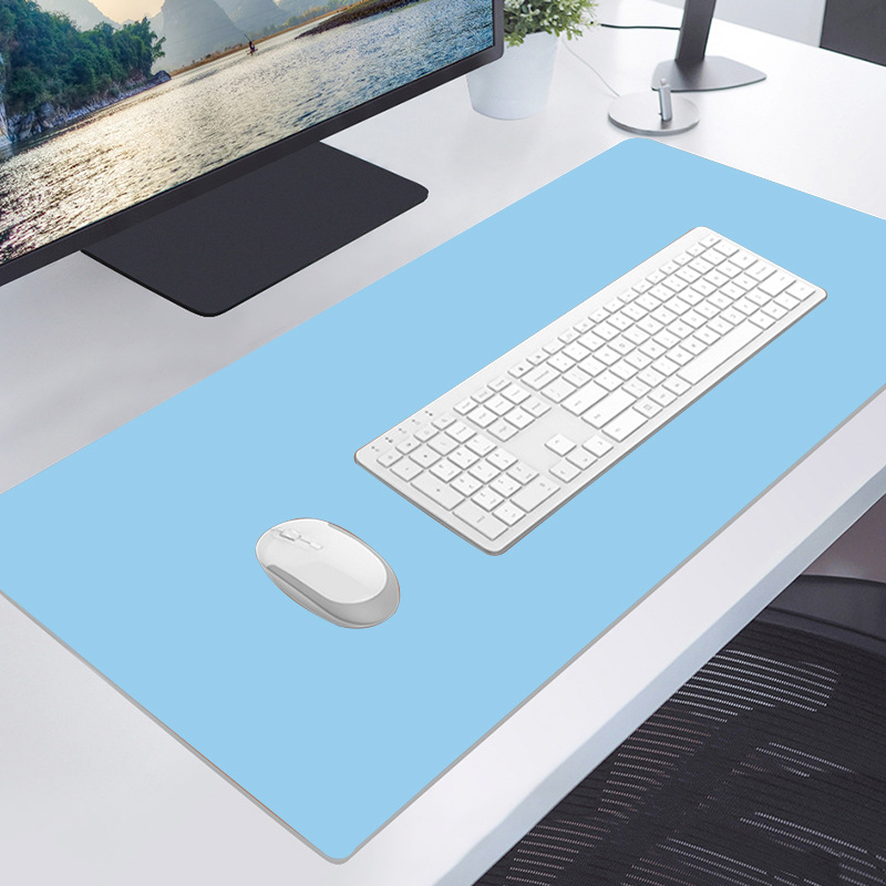 가죽 라이트 블루 단면