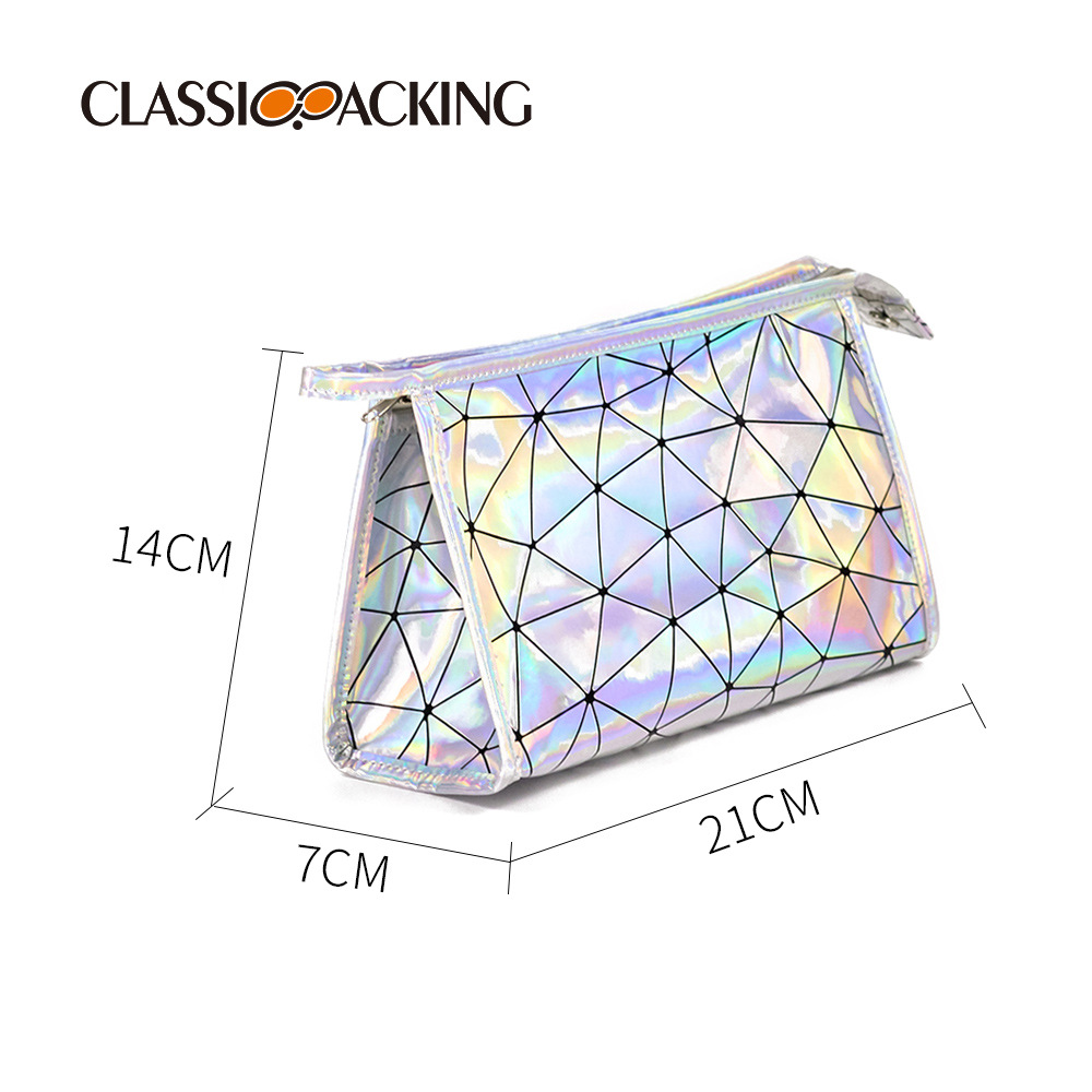 Internet celebridad ins estilo lavado bolsa impermeable portátil colorido láser cosméticos bolsa de almacenamiento bolsa de lavado de viaje