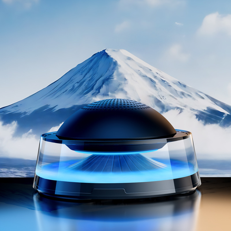 車載スプレーフレグランスディフューザー Bluetoothスピーカー アロマ香水 家庭用雰囲気照明装飾 Bluetoothフレグランス|undefined