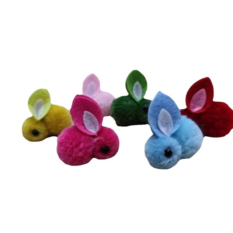 En stock niños lindo hielo isla piel bola conejito horquilla accesorios mediados de otoño Festival linterna DIY accesorios de ropa