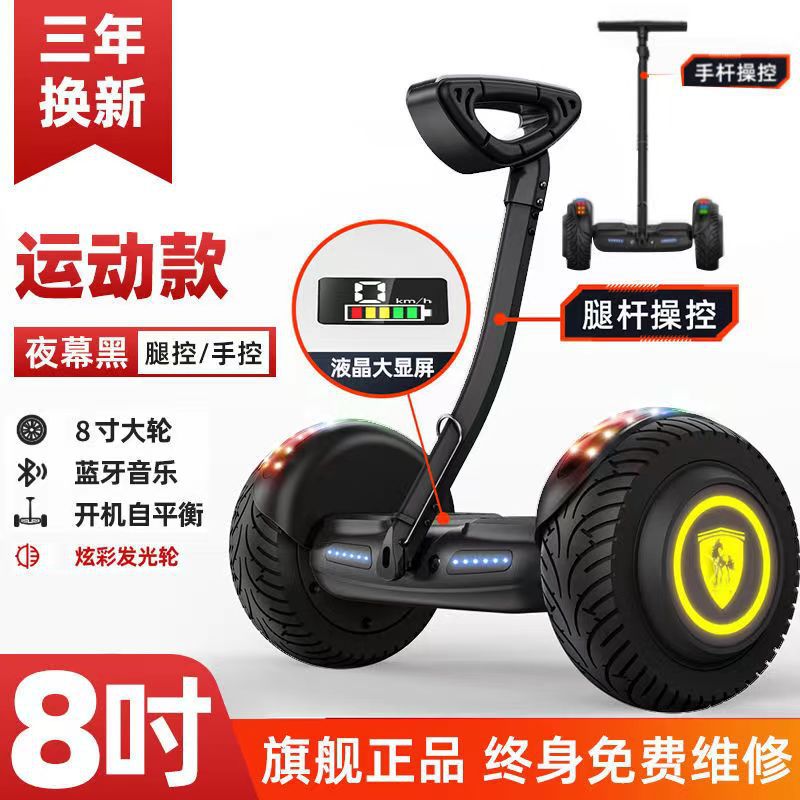Fábrica al por mayor entrega Comercio exterior eléctrico inteligente control de la pierna de los niños APP control manual equilibrio coche doble-rueda adulto paralelo Coche
