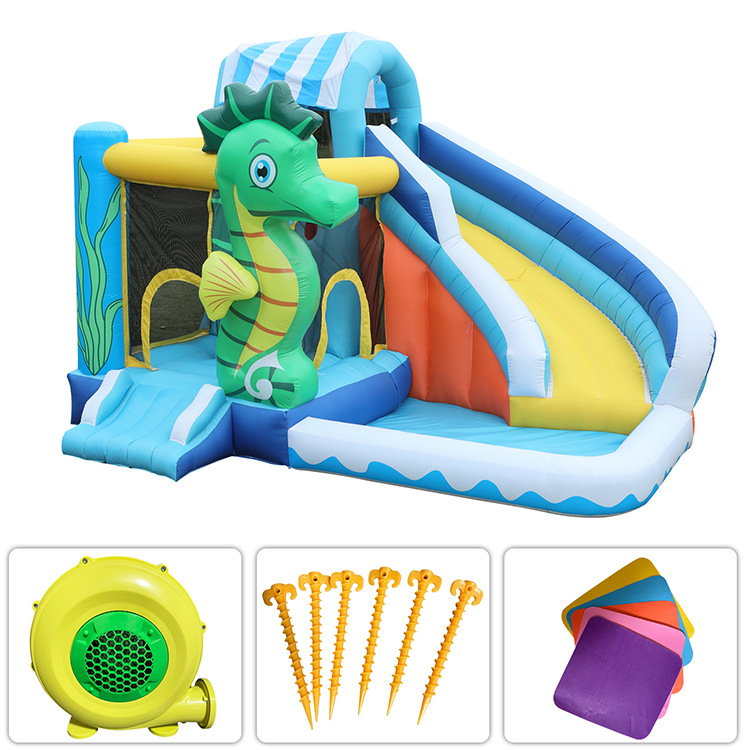 Castillo infláble infantil doméstico perforador interior pequeño parque deslizante castillo traviesos trampolín parque de juegos image 11