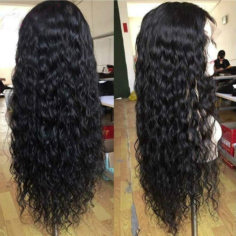 Women's Fashion Holiday High-temperature Fiber Centre Parting Long Curly Hair Wigs display picture 4