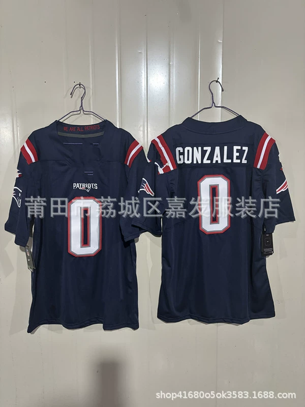 Внешнеторговое предложение футбольная майка Пэтриотс 12# BRADY10#MAYE #11
