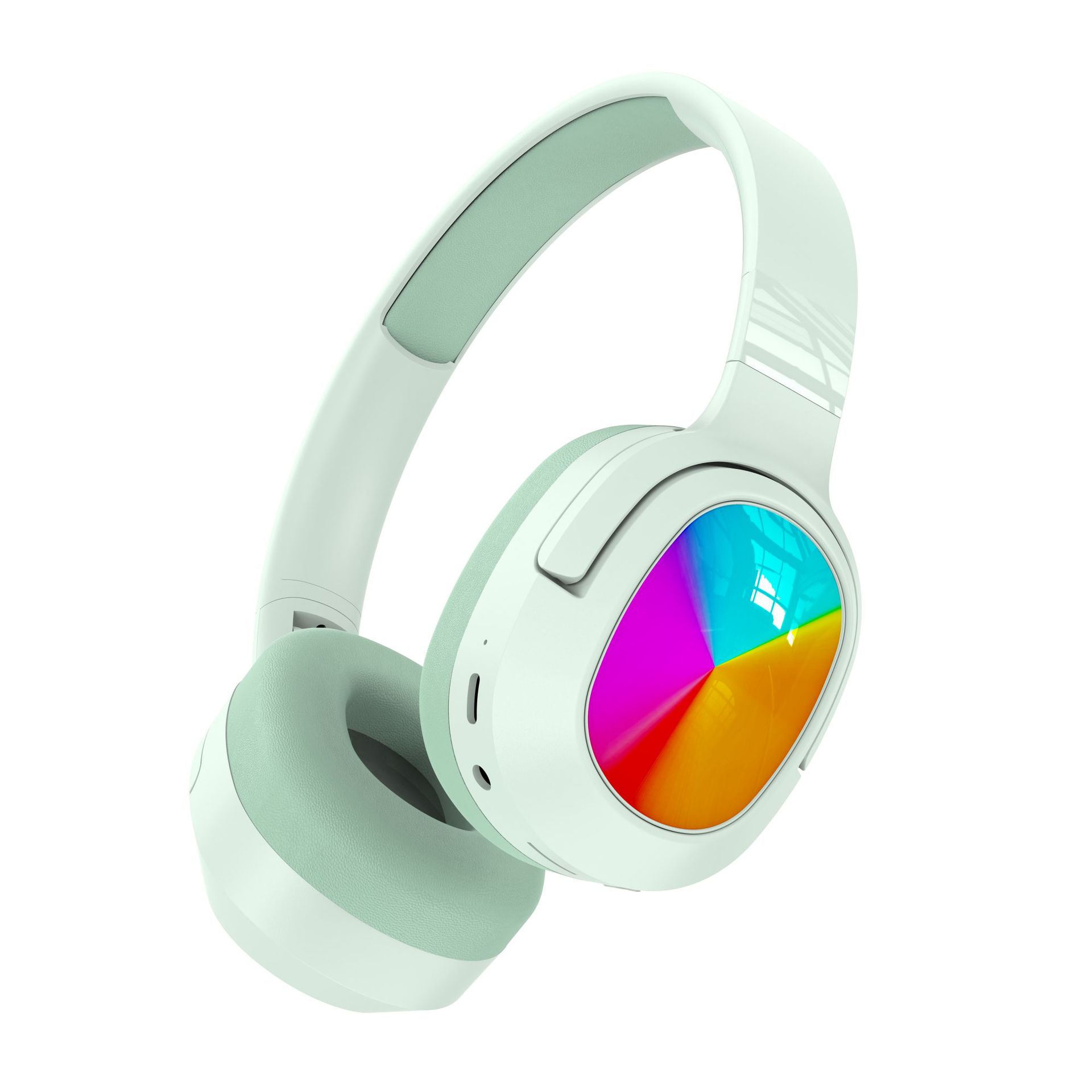 Nuevo suministro de stock 2962 auriculares Bluetooth plegables tarjeta inalámbrica auriculares luminosos Bluetooth