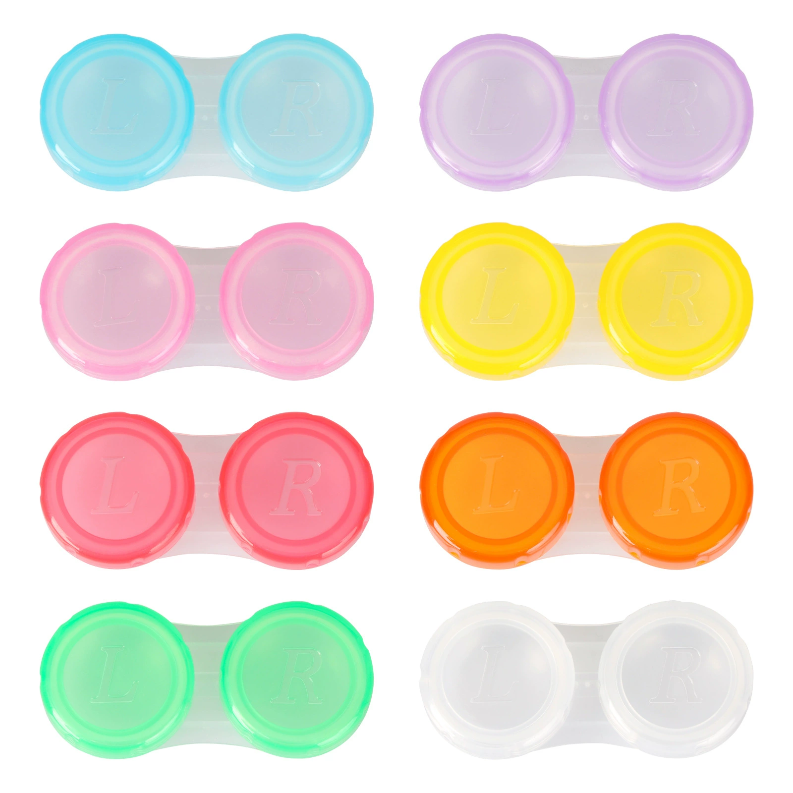 Контактные линзы коробка для пар двойная коробка конфеты многоцветная Крышка для бутылок большой емкости трансграничная интернет-знаменитость DC3001A