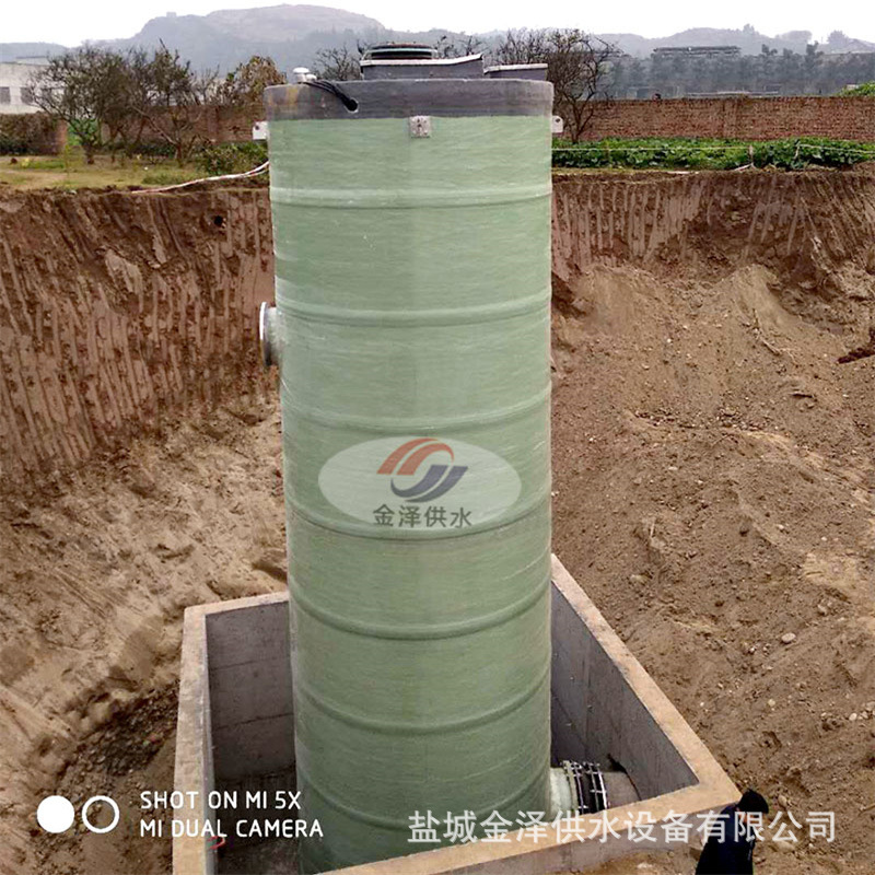 玻璃钢预制泵站 筒体厚度为多少